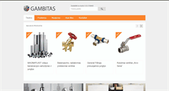 Desktop Screenshot of gambitas.lt
